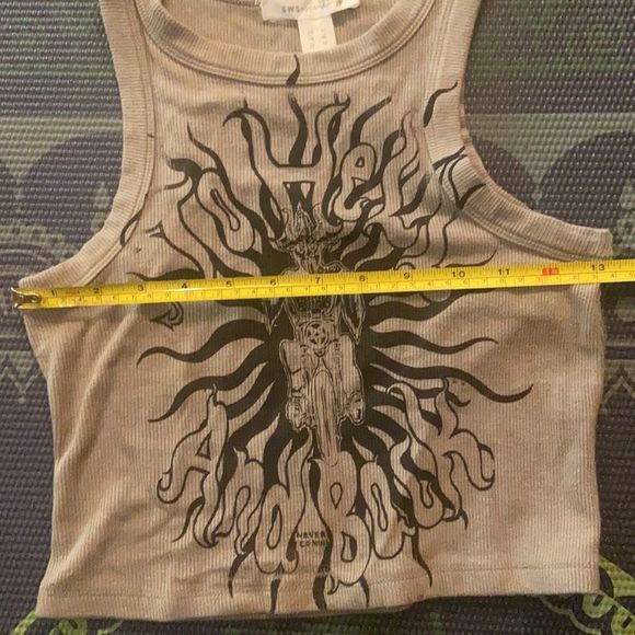 To hell and back ribbed crop top - Picture 6 of 8